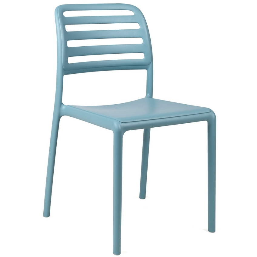 Nardi Světle modrá plastová zahradní židle Costa Nardi