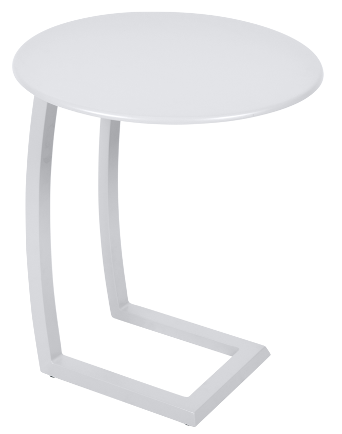 Bílý kovový odkládací stolek Fermob Alizé Ø 48 cm Fermob
