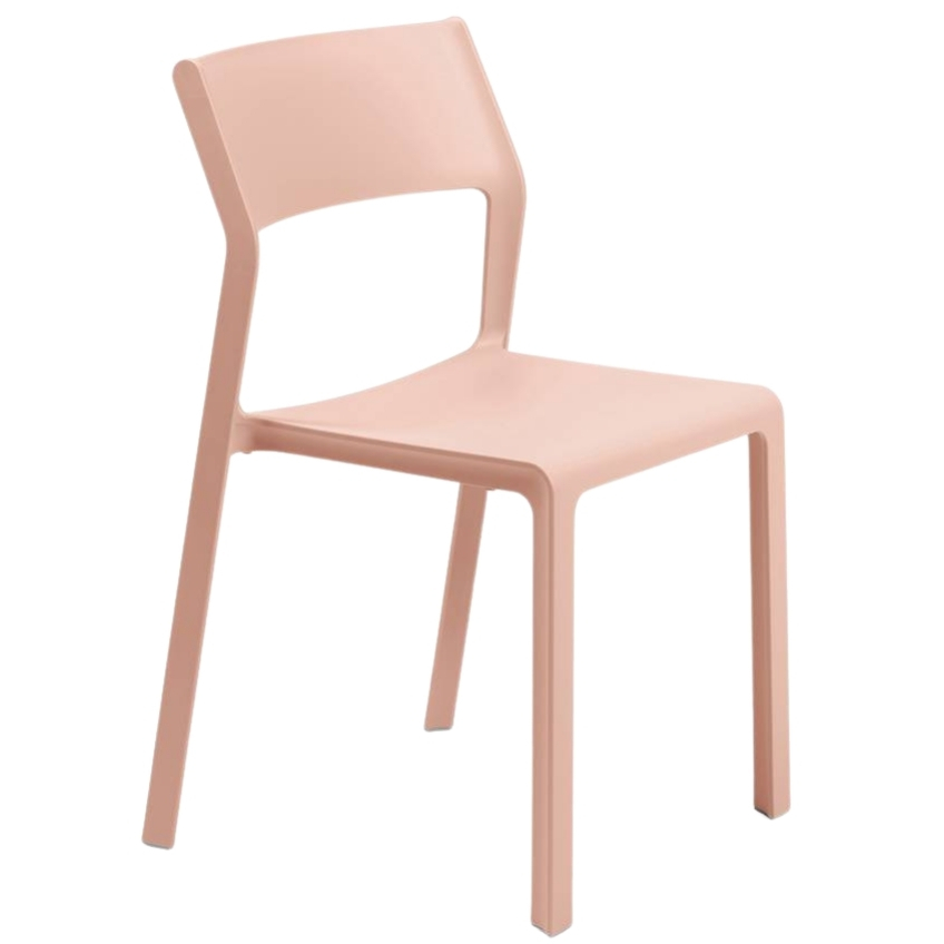 Nardi Lososově růžová plastová zahradní židle Trill Nardi