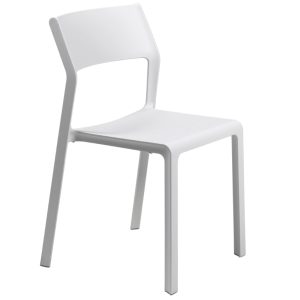 Nardi B&iacute;l&aacute; plastov&aacute; zahradn&iacute; židle Trill Nardi
