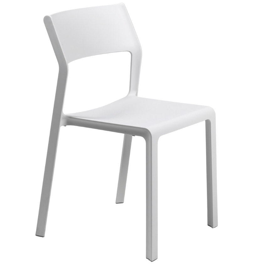 Nardi Bílá plastová zahradní židle Trill Nardi