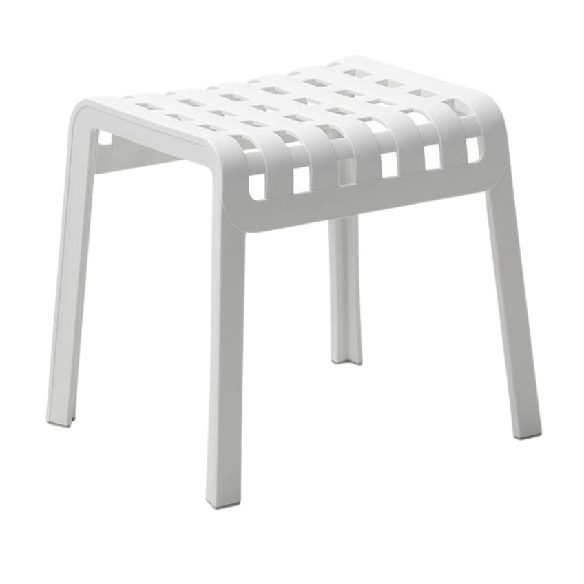 Nardi Bílá plastová zahradní podnožka Poggio Nardi