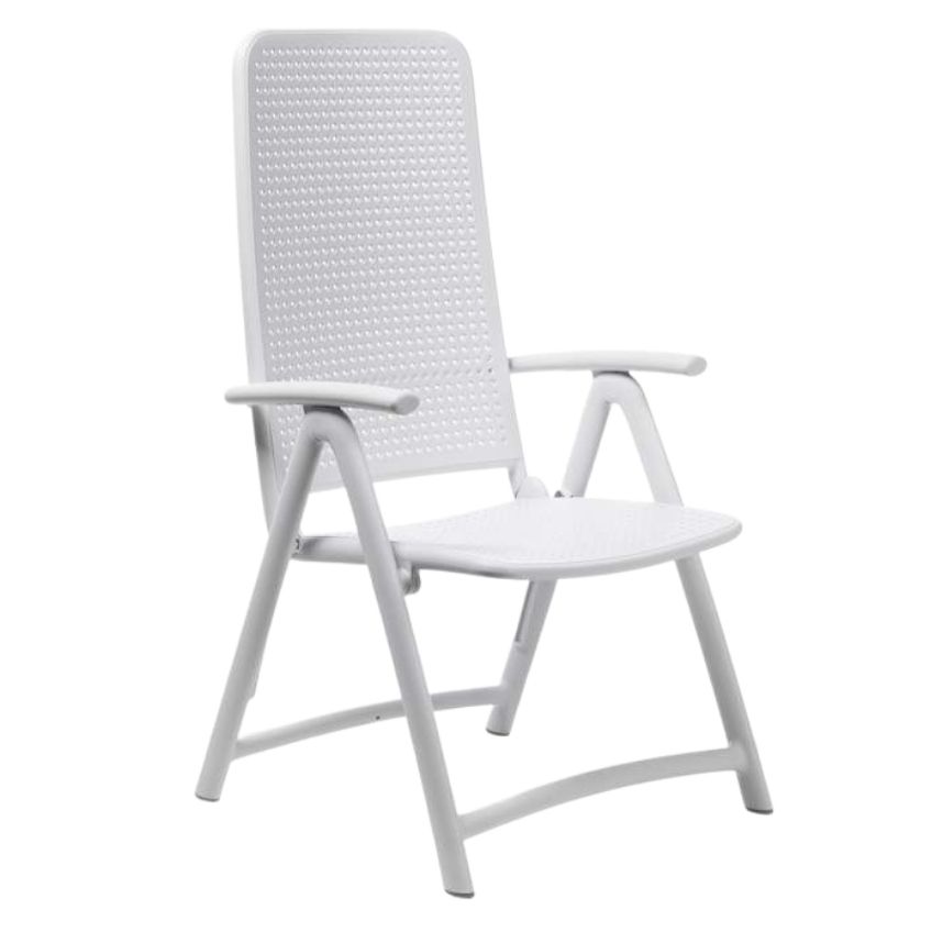 Nardi Bílá plastová zahradní židle Darsena Nardi