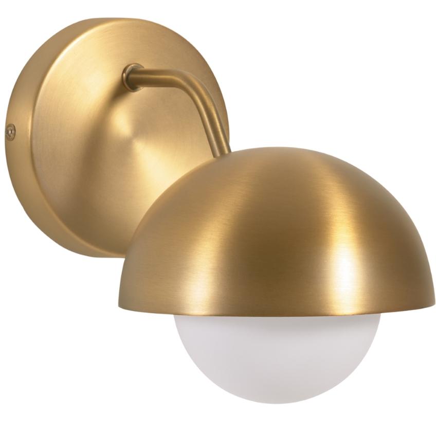 Zlatá kovová nástěnná lampa Kave Home Lonela Kave Home