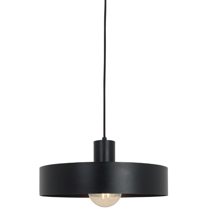 Nordic Design Černé kovové závěsné světlo Mayen 35 cm Nordic Design