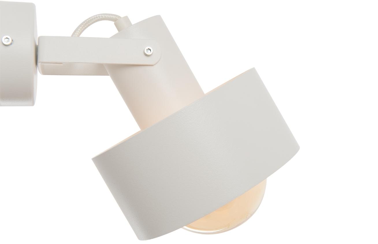 Nordic Design Bílé kovové nástěnné světlo Mayen 23 cm Nordic Design