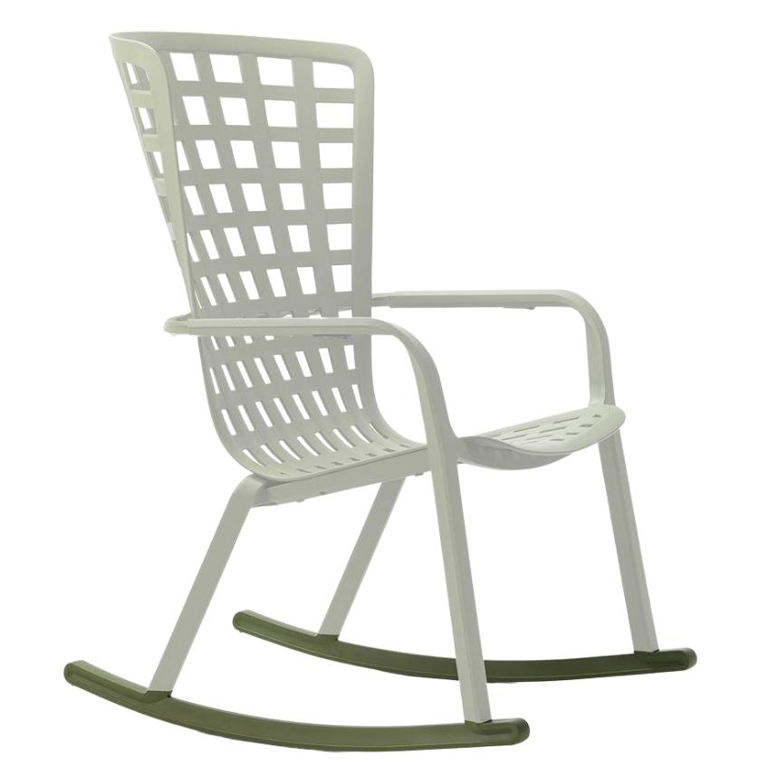 Nardi Zelená plastová houpací podnož ke křeslu Folio Nardi