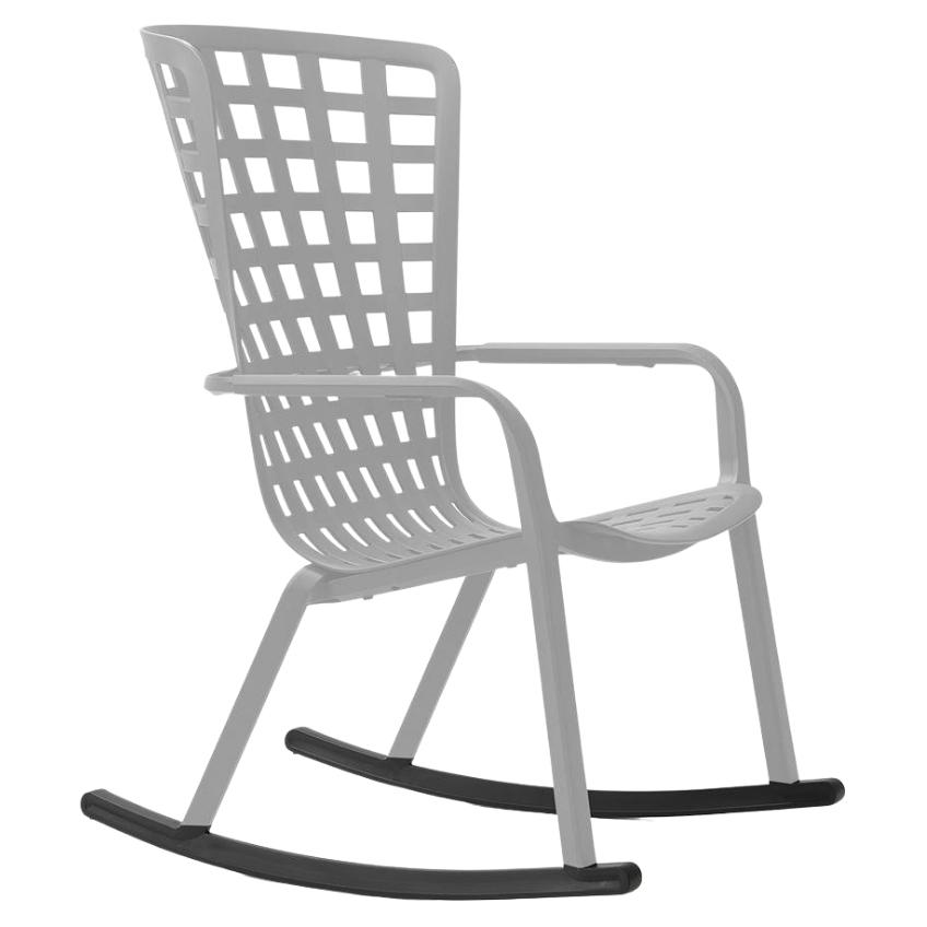 Nardi Antracitově šedá plastová houpací podnož ke křeslu Folio Nardi