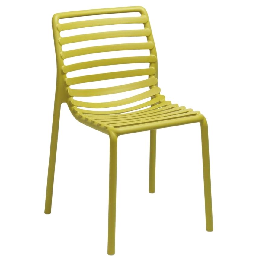 Žlutá plastová zahradní židle Nardi Doga Nardi