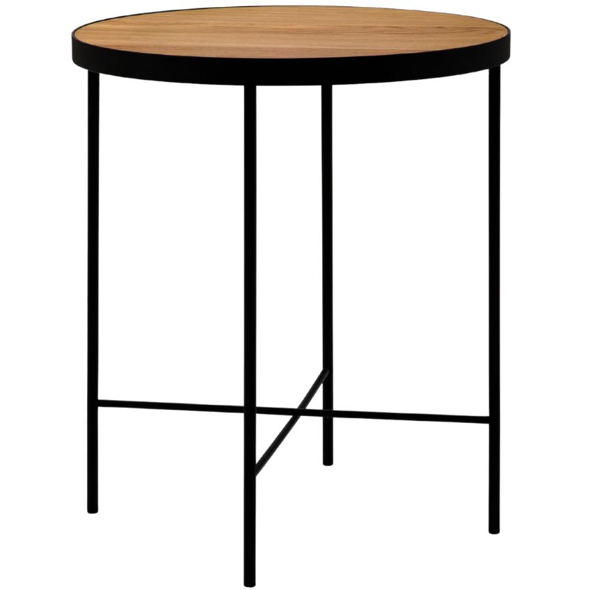 Dubový konferenční stolek MICADONI STEPPE 43 cm Micadoni