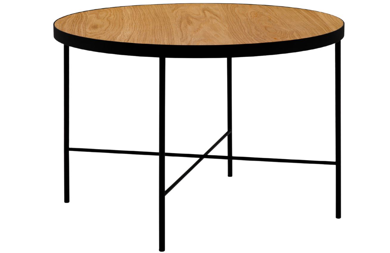 Dubový konferenční stolek MICADONI STEPPE 60 cm Micadoni