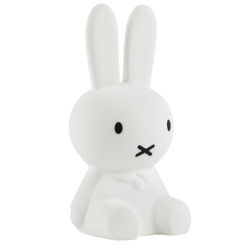 Bílá plastová dětská LED lampa Mr. Maria Miffy 30 cm Mr. Maria