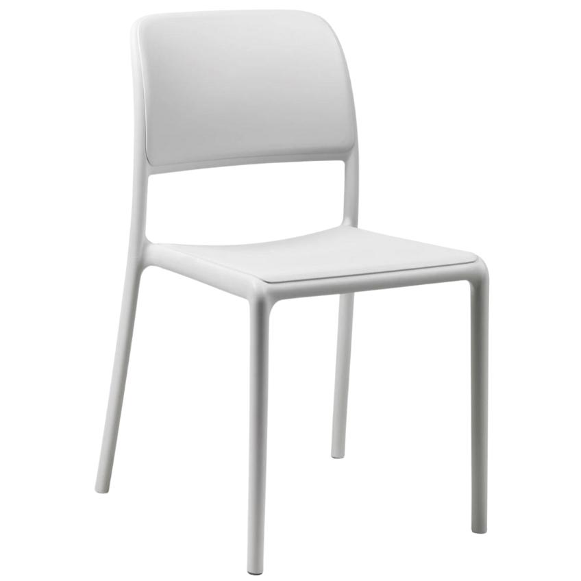 Nardi Bílá plastová zahradní židle Riva Nardi