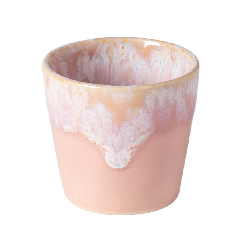 Bílo růžový kameninový šálek na espresso COSTA NOVA GRESPRESSO 0