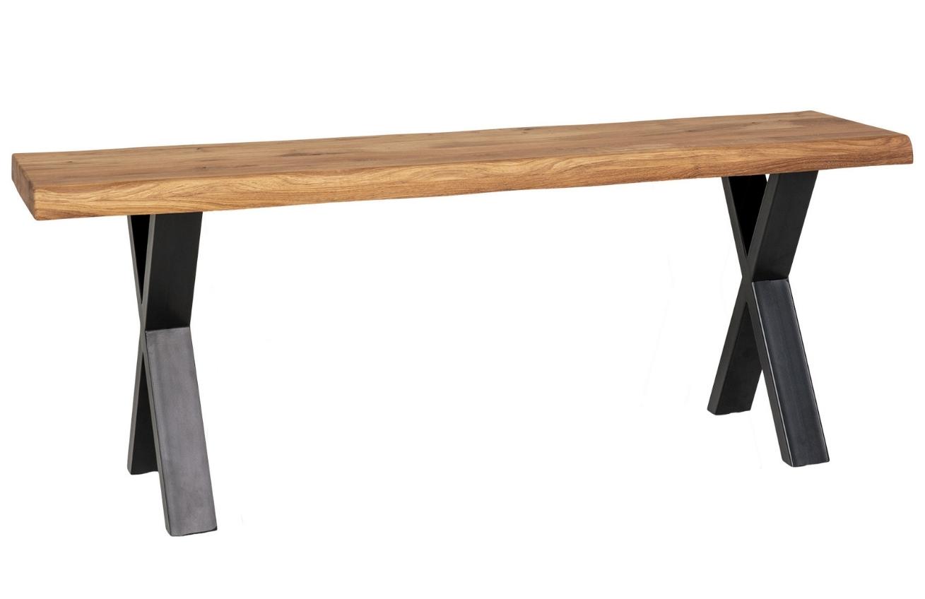 Nordic Living Masivní dubová lavice Tolon 120 cm Nordic Living