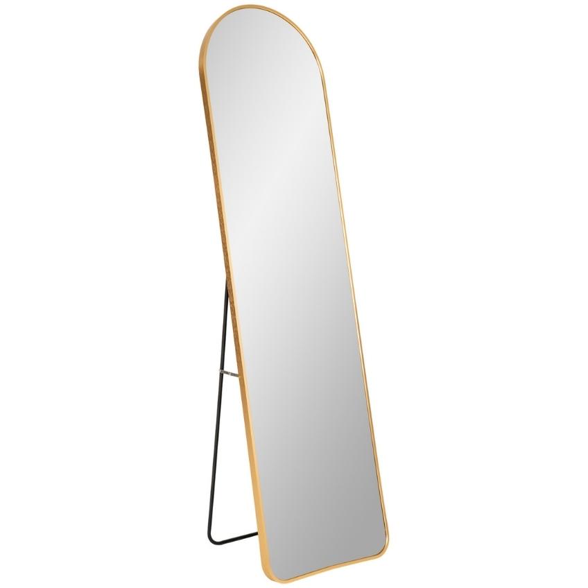 Nordic Living Zlaté kovové stojací zrcadlo Zahrah 150 cm Nordic Living
