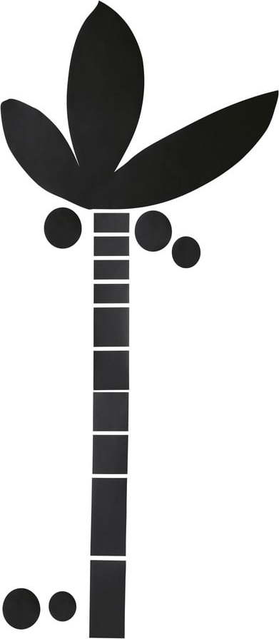 Černá nástěnná samolepka Kave Home Uriana