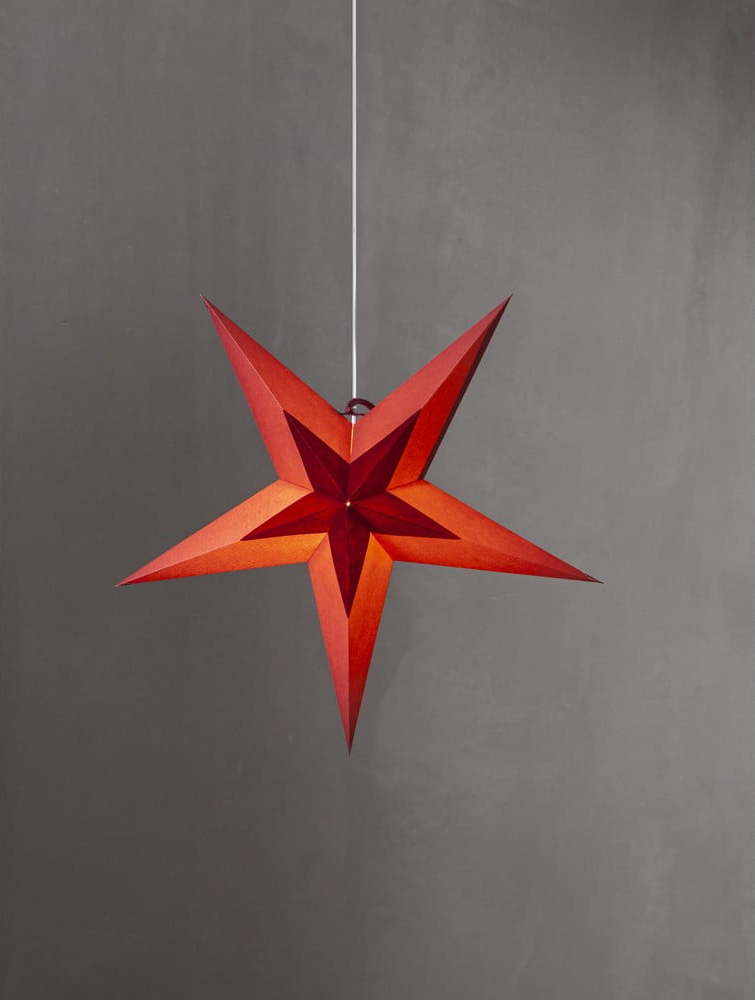 Červená vánoční dekorace Star Trading Diva