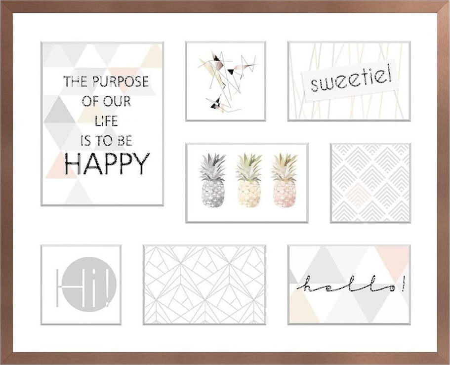 Hnědý rámeček na 8 fotografií Styler Sanremo