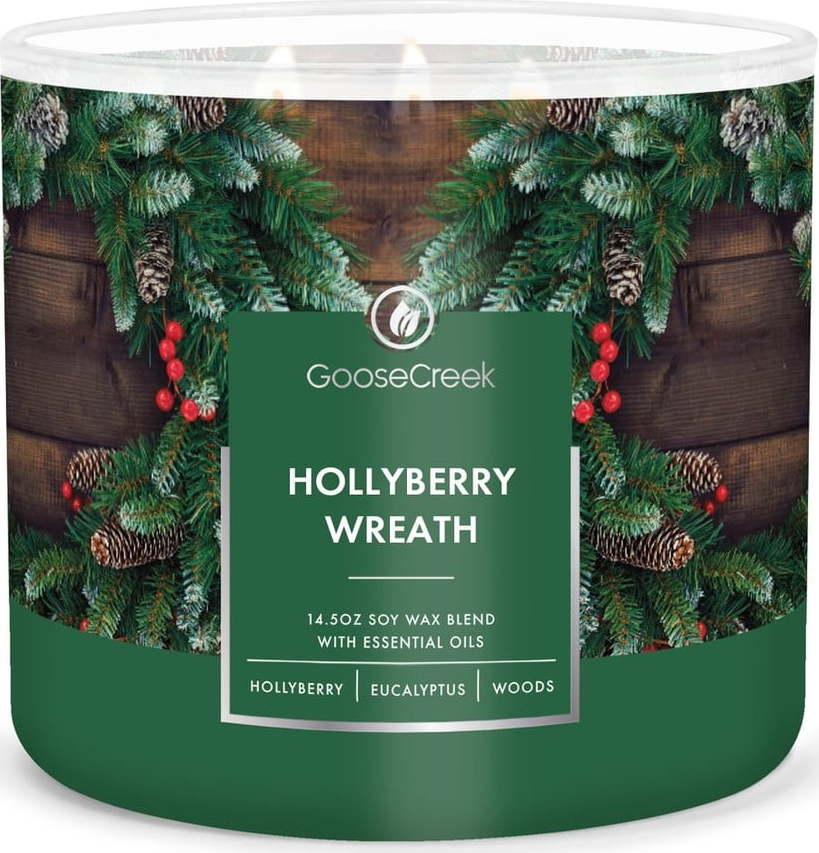 Vonná svíčka Goose Creek Hollyberry Wreath