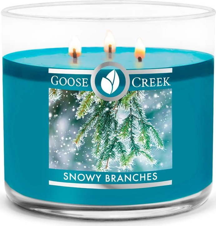 Vonná svíčka Goose Creek Snowy Branches