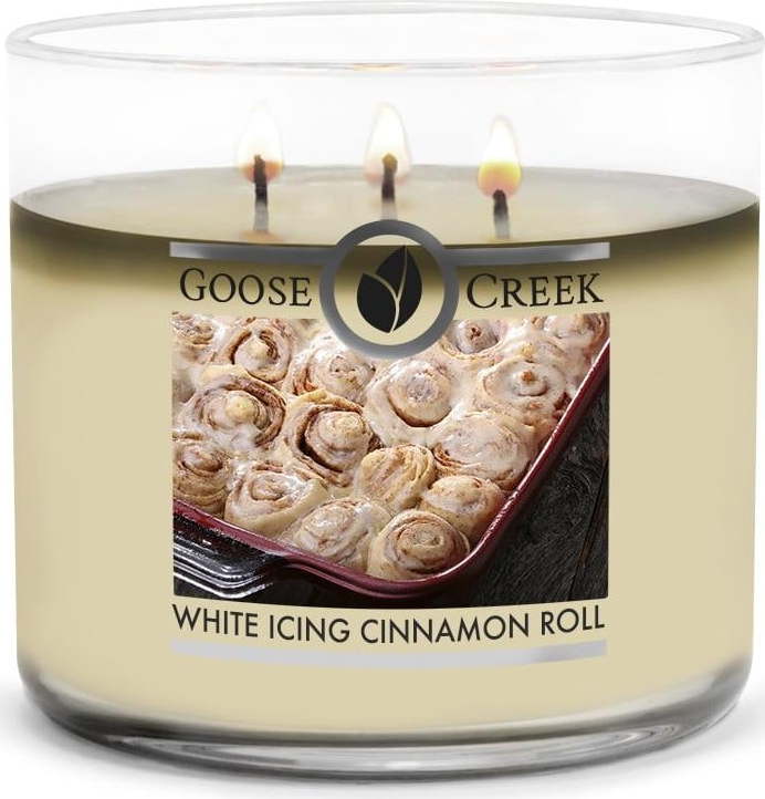 Vonná svíčka Goose Creek White Icing CInnamon Roll