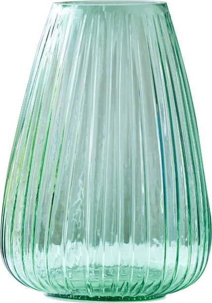Zelená skleněná váza Bitz Kusintha