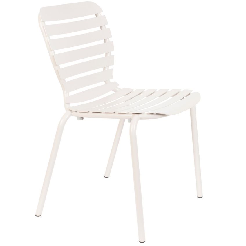 Bílá kovová zahradní židle ZUIVER VONDEL Zuiver