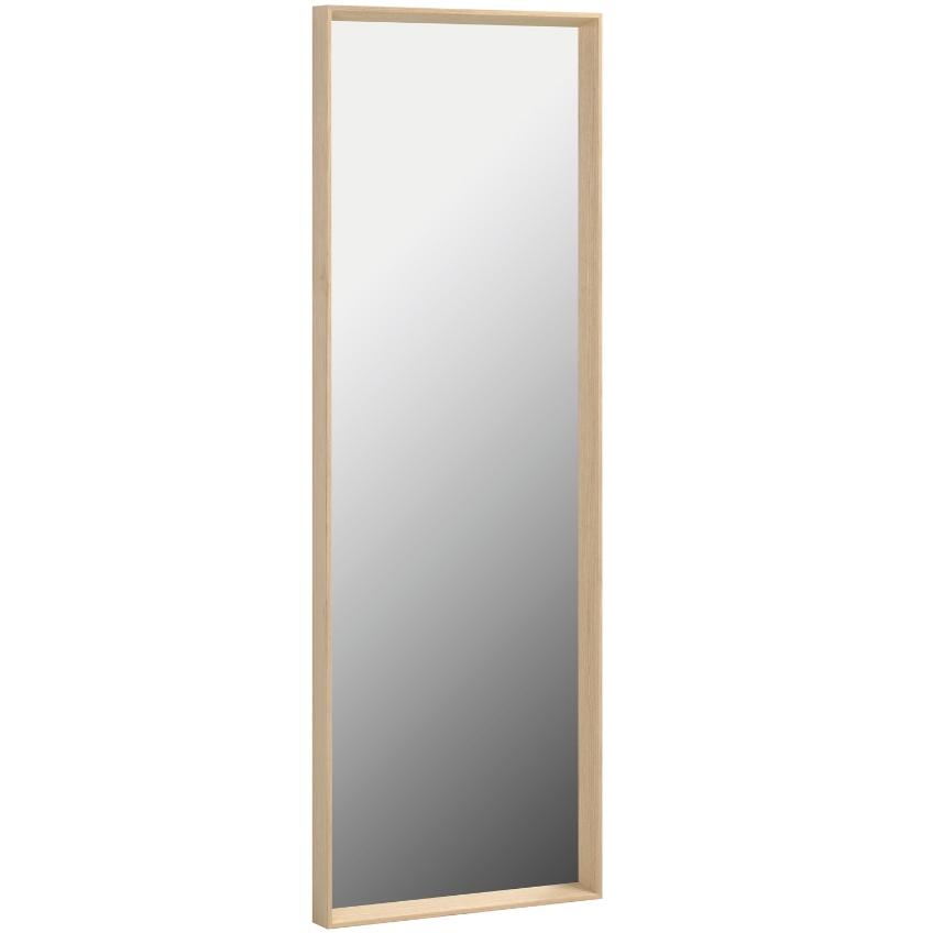 Přírodní dřevěné nástěnné zrcadlo Kave Home Nerina 52 x 152 cm Kave Home