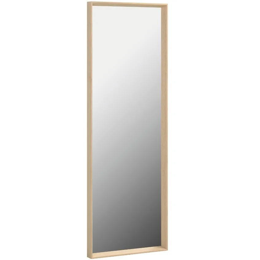 Kave Home dřevěné nástěnné zrcadlo Nerina