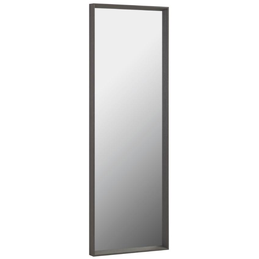 Tmavě šedé dřevěné nástěnné zrcadlo Kave Home Nerina 52 x 152 cm Kave Home