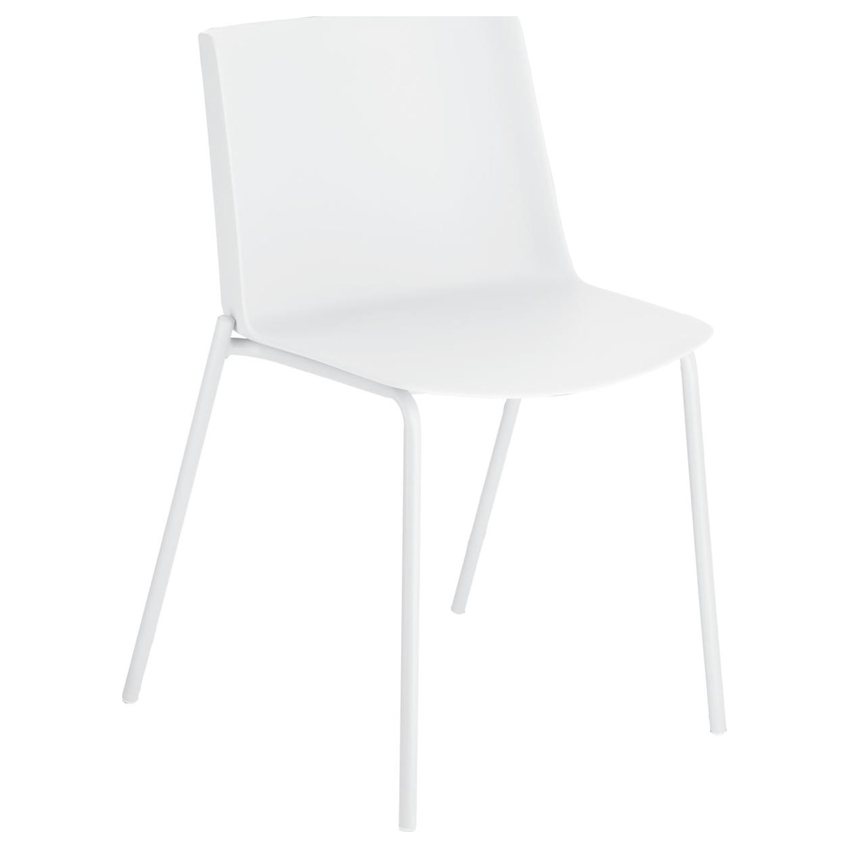Bílá plastová jídelní židle Kave Home Hannia Kave Home