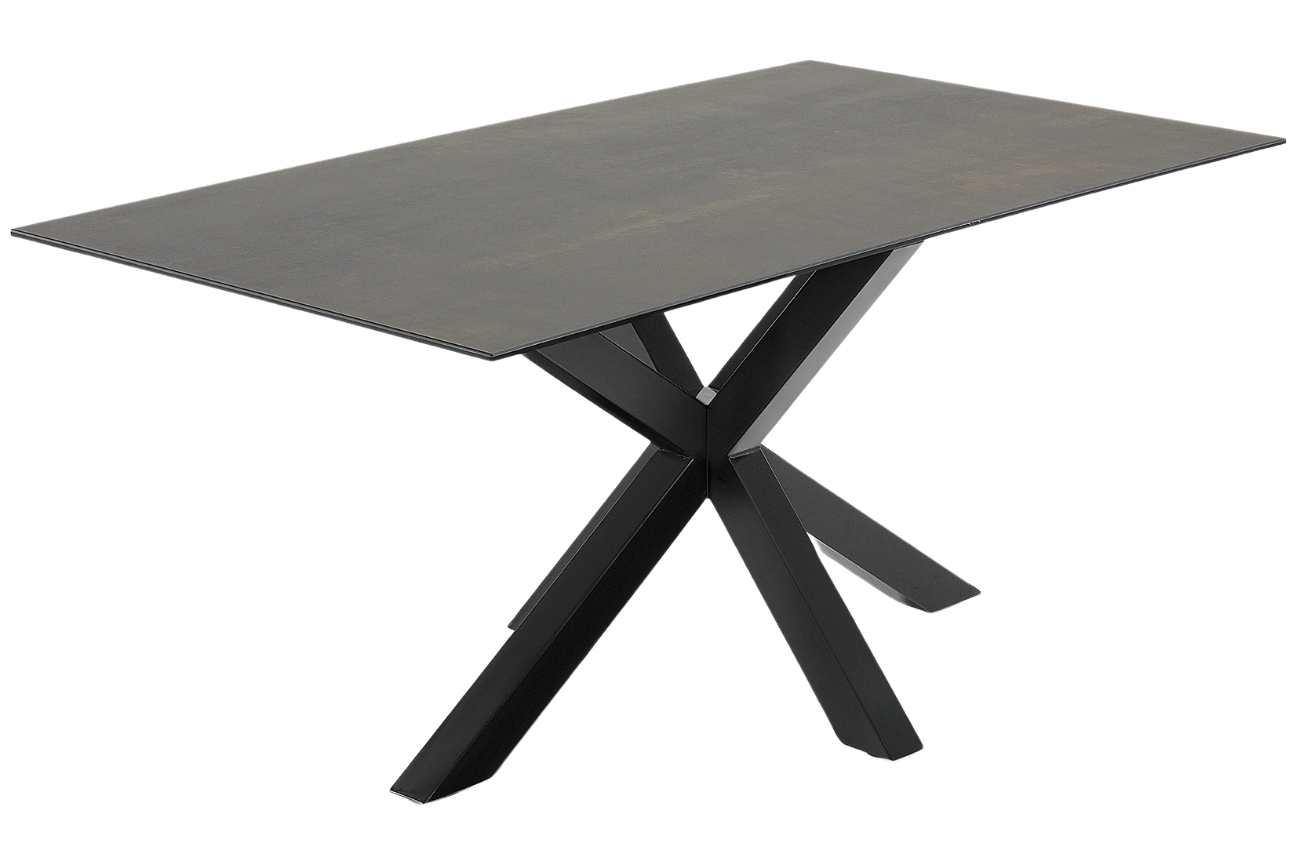 Černý keramický jídelní stůl Kave Home Argo 180 x 100 cm Kave Home