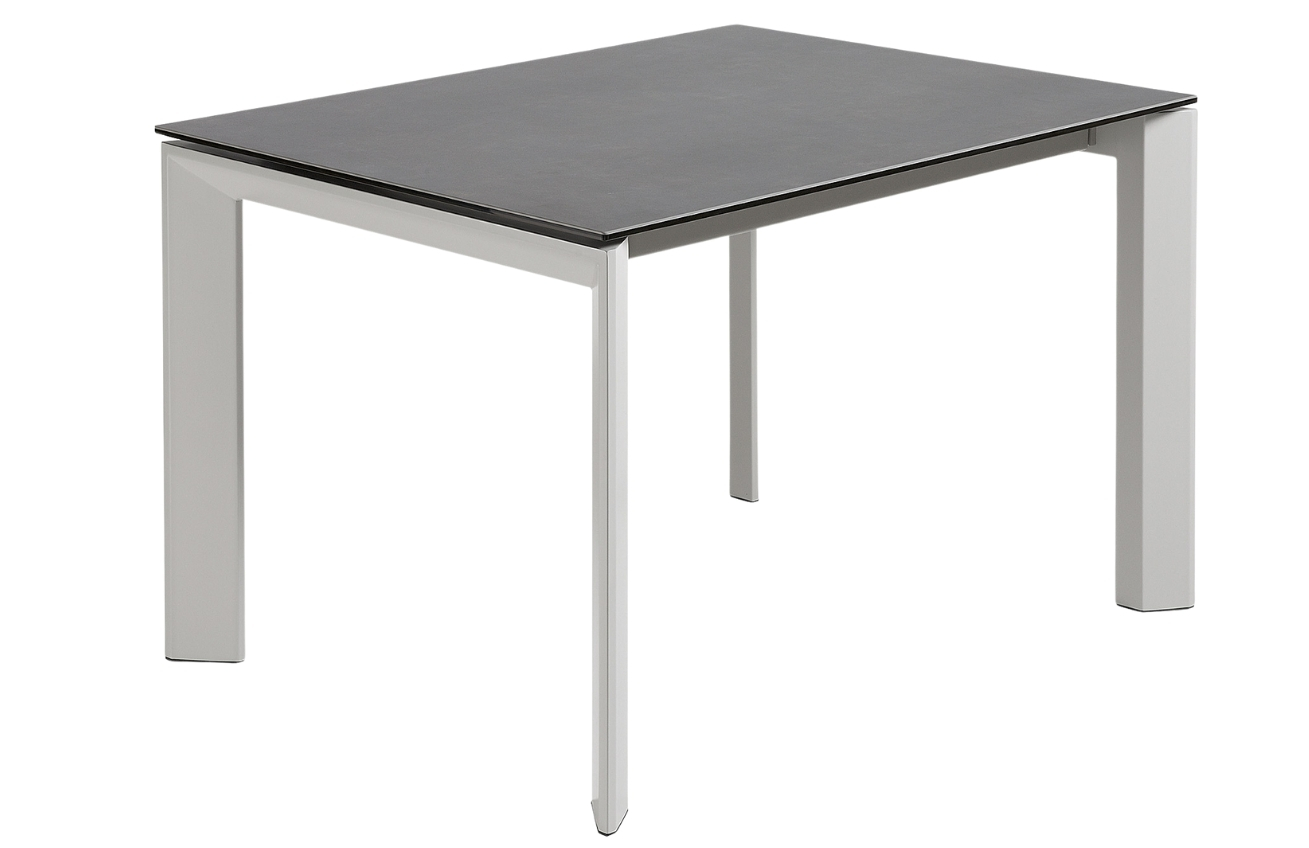 Antracitově šedý keramický rozkládací jídelní stůl Kave Home Axis II. 140/200 x 90 cm Kave Home