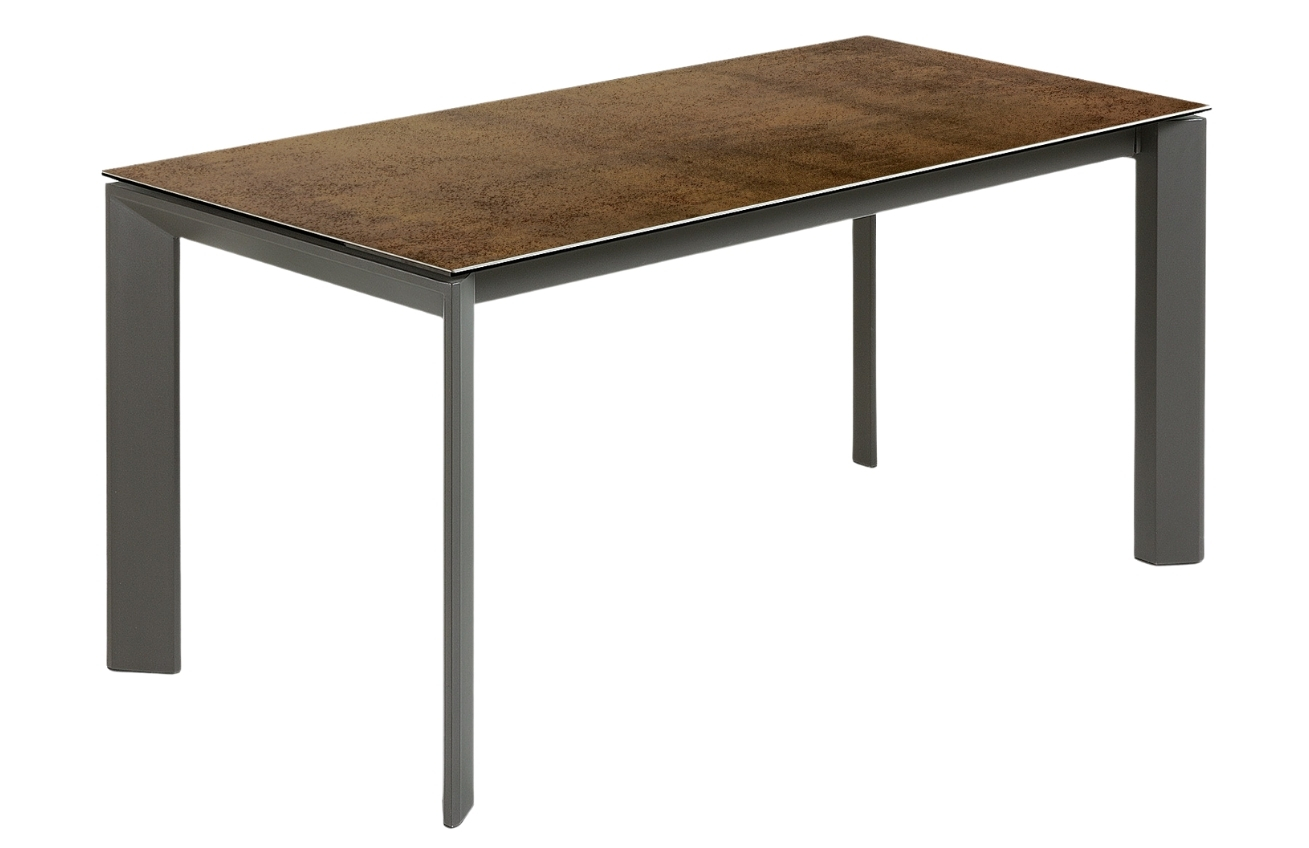 Světle hnědý keramický rozkládací jídelní stůl Kave Home Axis 160/220 x 90 cm Kave Home