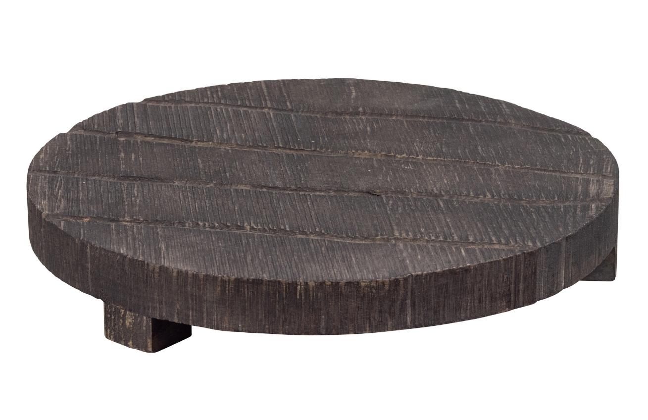 Hoorns Tmavě hnědé mangové servírovací prkénko Rollo 40 cm Hoorns