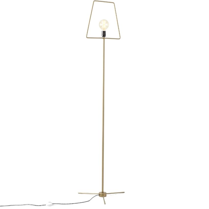 Nordic Design Zlatá kovová stojací lampa Jolita 177 cm Nordic Design
