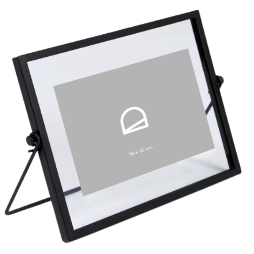 Černý kovový fotorámeček Kave Home Small Zoraida 15 x 20 cm Kave Home