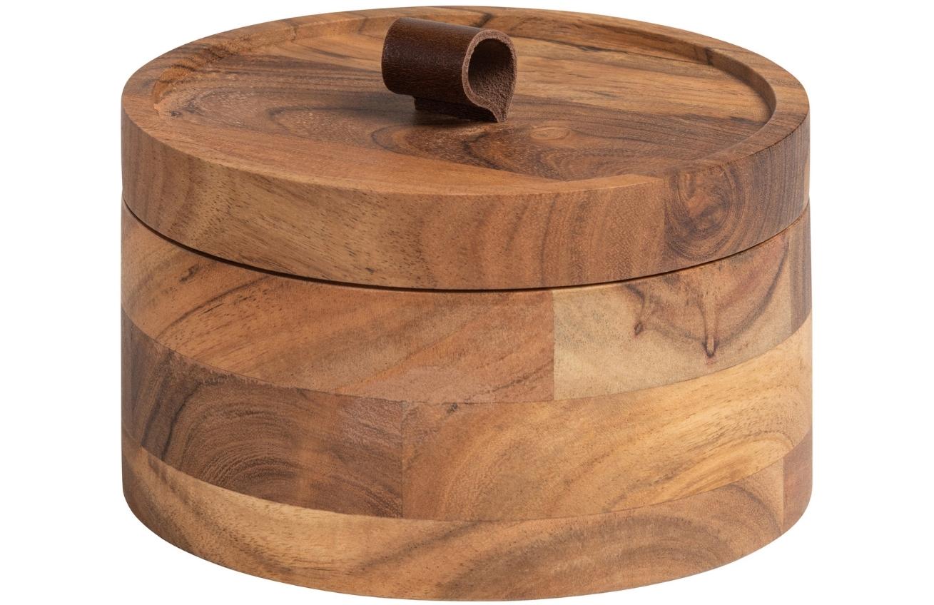 Hoorns Akátová dóza Oveno ⌀ 15 cm Hoorns