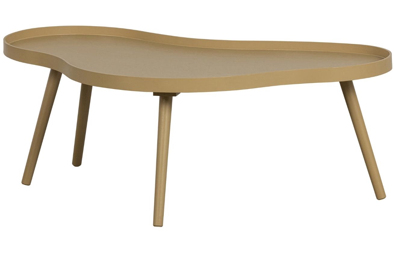 Hoorns Béžový lakovaný konferenční stolek Pio 100 x 58 cm Hoorns