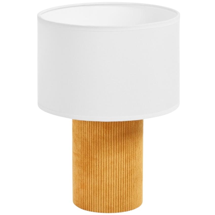 Žlutá látková stolní lampa Kave Home Bianella 29 cm Kave Home