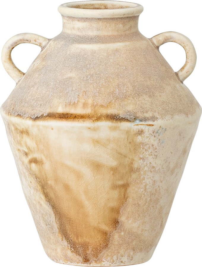Béžová kameninová váza Bloomingville Ines