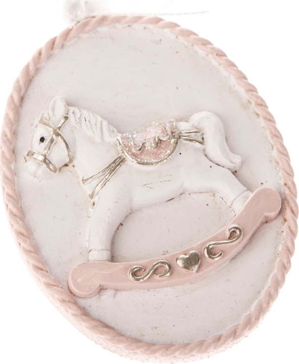 Bílá závěsná vánoční ozdoba Dakls Dakls