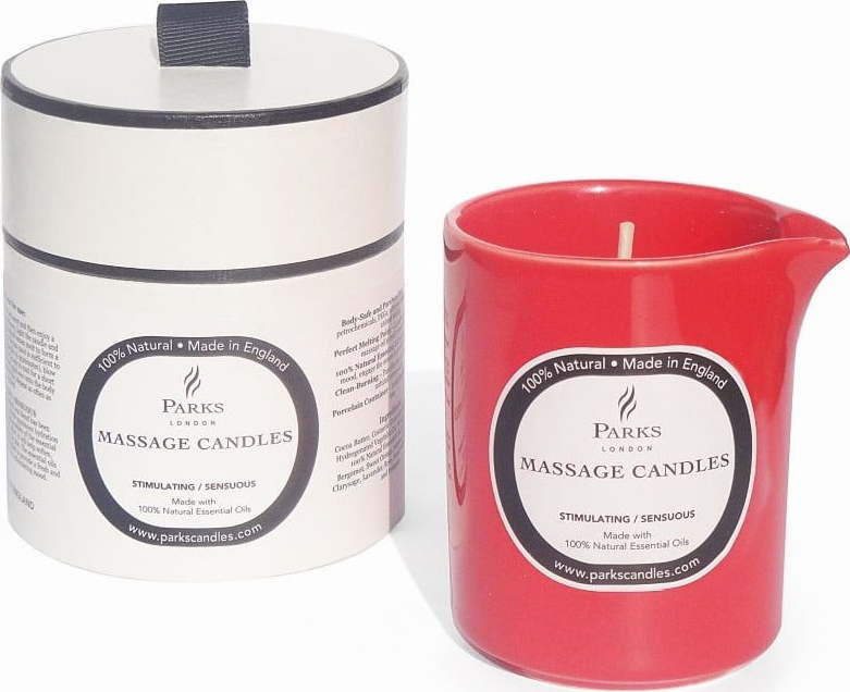 Masážní svíčka s vůní santalového dřeva