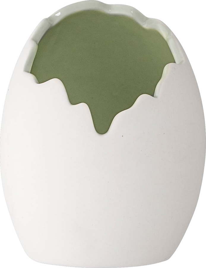 Porcelánový květináč ve tvaru vejce Bloomingville Nila