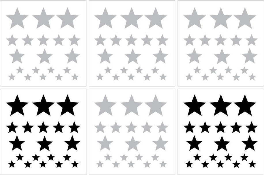 Set nástěnných samolepek Dekornik Stars Dekornik