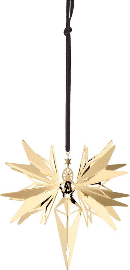 Závěsná vánoční dekorace ve zlaté barvě Kähler Design Christmas Angel Kähler Design