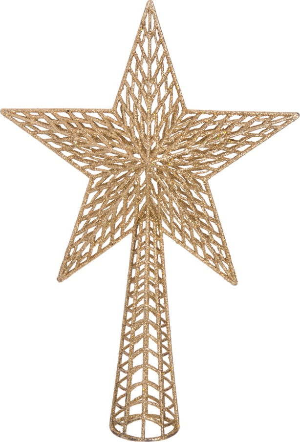 Zlatá vánoční špička na stromeček Unimasa