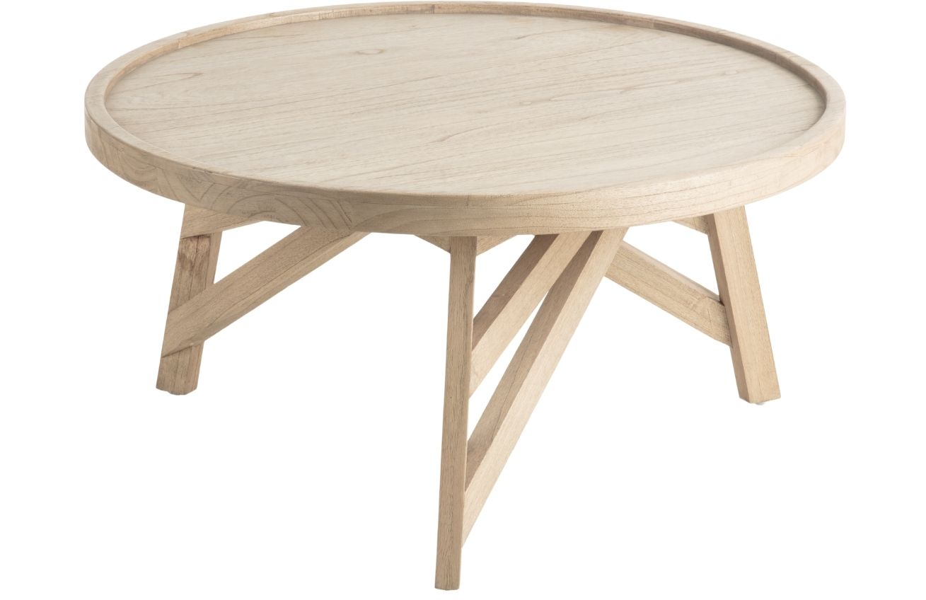 Dřevěný konferenční stolek Kave Home Tenda 80 cm Kave Home