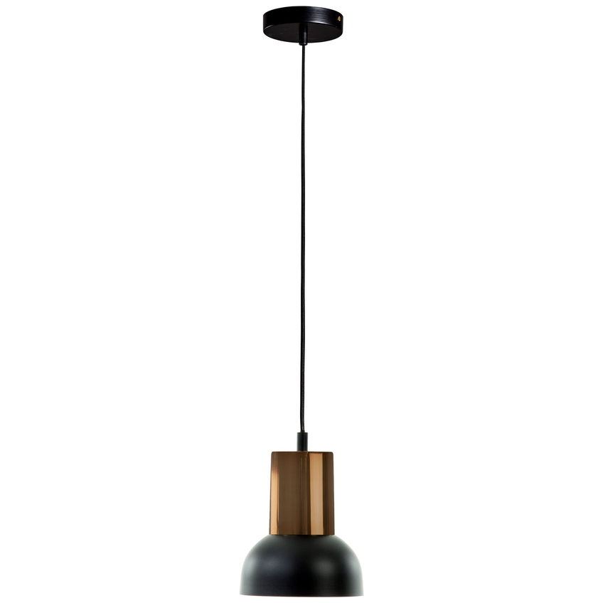 Černo měděné kovové závěsné světlo Kave Home Amina 15 cm Kave Home